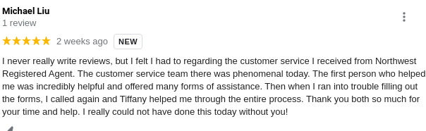 NW Customer Service Review