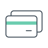 credit cards representing value